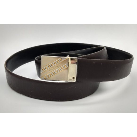 Vintage Christian Dior Reversible Belt - Picture 1 of 4